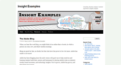 Desktop Screenshot of insightexamples.com